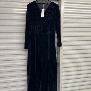 Urban Coco Long Velvet Dress